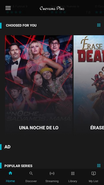 descargar cuevana plus para android